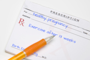 Άσκηση στην εγκυμοσύνη…με συνταγογράφηση!